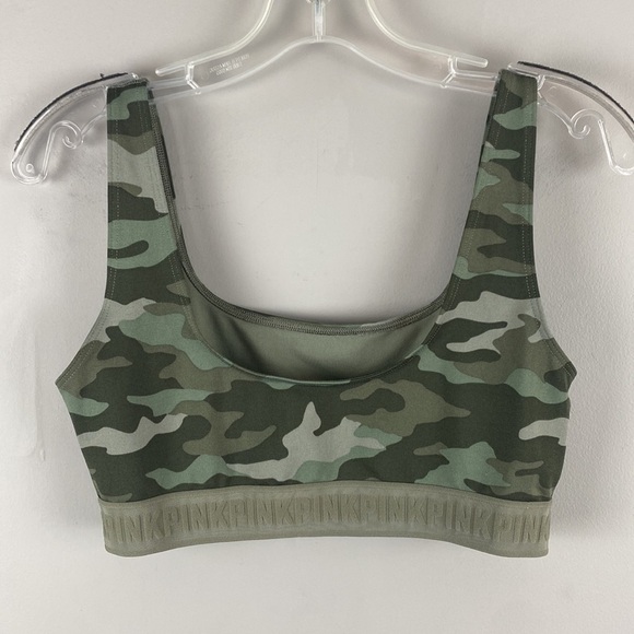 Victoria’s Secret Pink Camo Sports Bra Size Medium - Picture 5 of 12